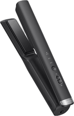 Battery operated curling iron