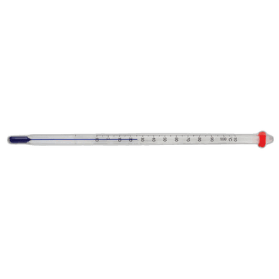 Thermometer without mercury (used for cooking or medical reasons)